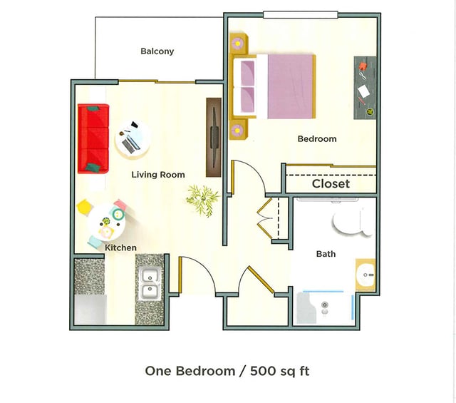 Blossom_Vale_Floor_Plan_One_Bedroom_500_sq_ft-2